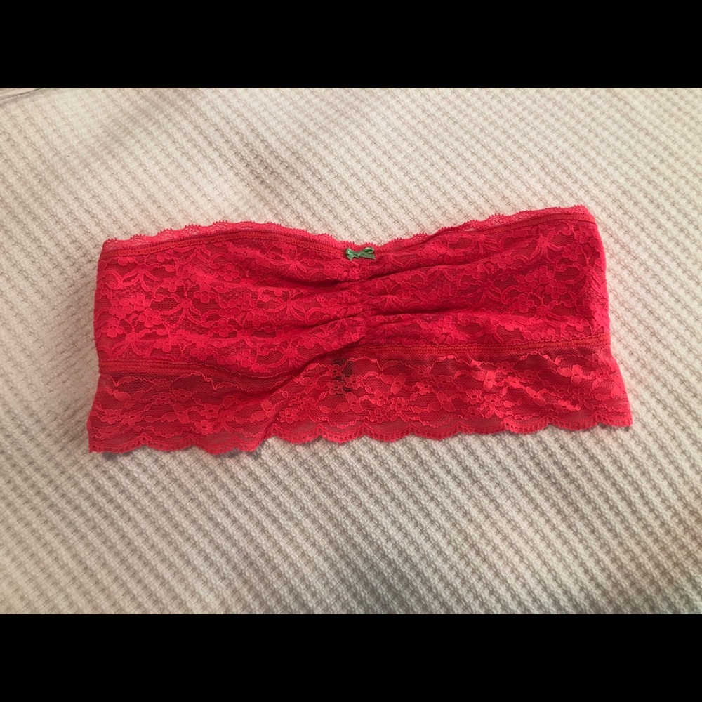 hot pink bandeau
